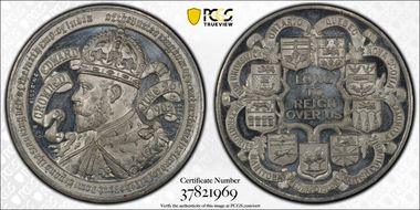 1902 Medal Edward VII Coronation WM SP64