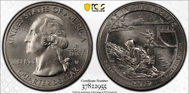 2019-W 25C War in the Pacific NP Early Find MS67+