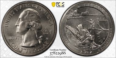 2019-W 25C War in the Pacific NP Early Find MS67