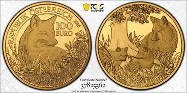 2016 € 100 The Fox PR70DCAM