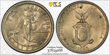 1945-D 10C Allen-9.05c Doubled Die MS61