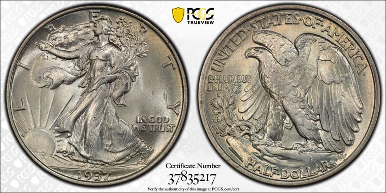 Cert 37835217 - Coin Image