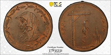 (c.1790) Tk 1/4D DH-459 Anglesey MS63BN