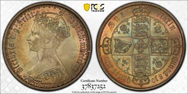 1870 Florin S-3893 MS65