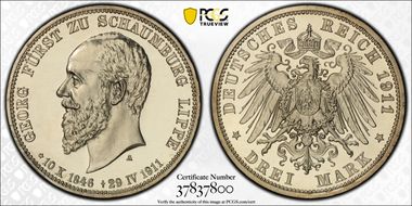 1911-A 3 Mk Death J-166 PR66+ CAM