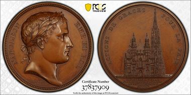 1805 Medal Bramsen-461 Bronzed AE St. Stephen's Cathedral SP64