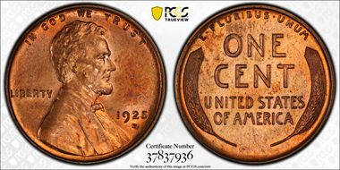 1925-D 1C MS65RD