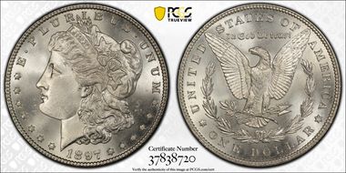 1897 $1 MS67