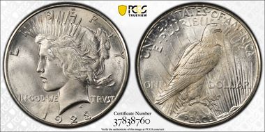 1923-S $1 MS64+