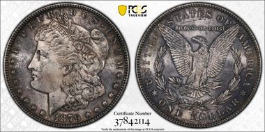 1879-S $1 VAM 46, Rev. of 1878 MS63