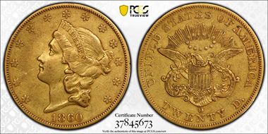 1860-O $20 XF40