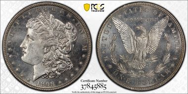 1898 $1 MS64PL