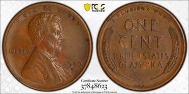 1909-S VDB 1C AU53BN