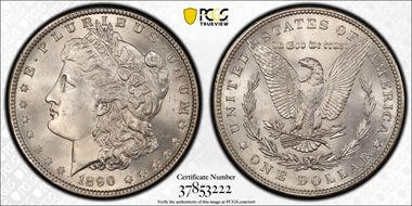 1890 $1 MS65+