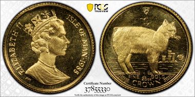 1988 1/25 Cr Manx Cat KM-235 PR68DCAM