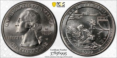 2019-W 25C War in the Pacific NP First Week of Discovery MS65