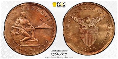 1919-S 1C MS62RB