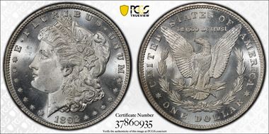 1892 $1 MS66