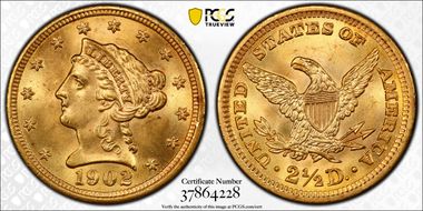 1902 $2.50 MS65