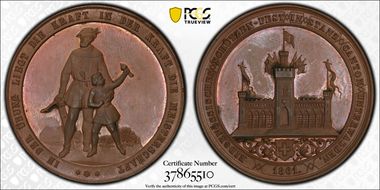 1861 Medal Bremgarten R-14b Ag Matte SP64
