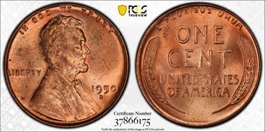 1950-D 1C MS64RD