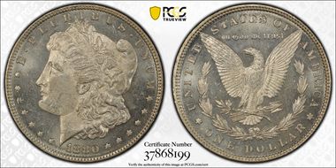 1880 $1 MS62PL