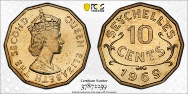 1969 10C PR66