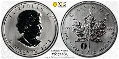 2012 $5 ML Tower of Pisa Privy SP65