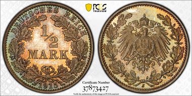 1915-J 1/2 Mk J-16 PR66CAM