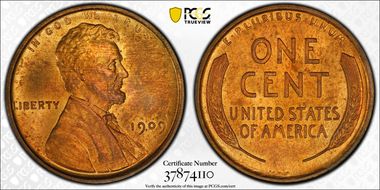 1909 VDB 1C MS64RB