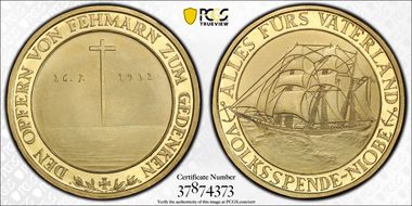 1932 Medal Schlumberger-123 Au SP66