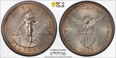 1903-S 20C MS62