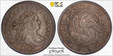 1797 10C 13 Stars VF35