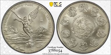 2000-Mo Onza Libertad Ag MS69