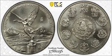 2003-Mo Onza Libertad Ag MS69