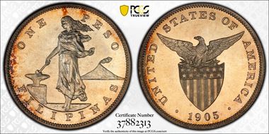 1905 Peso PR66