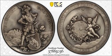 1891 Medal Burgdorf R-215a Ag SP1