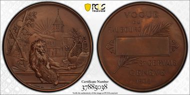 1903 Medal St Gervais R-726c Bronzed AE SP64