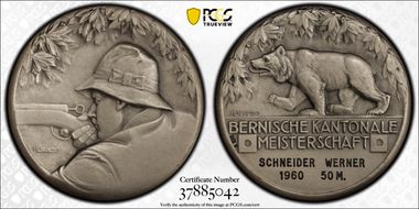 No Date Medal Bern R-308b 50 M. Ag SP66