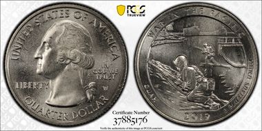 2019-W 25C War in the Pacific NP First Week of Discovery MS65