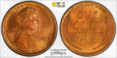 1912 1C MS65RD