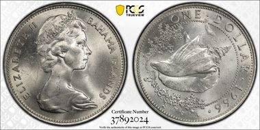 1966 $1 MS64