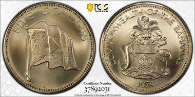 1974-FM $5 MS67