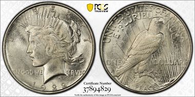 1922-D $1 MS66