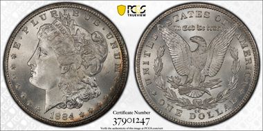 1884-CC $1 MS67+