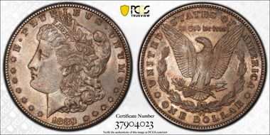 1889-CC $1 AU55