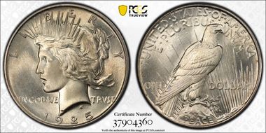 1925 $1 MS67