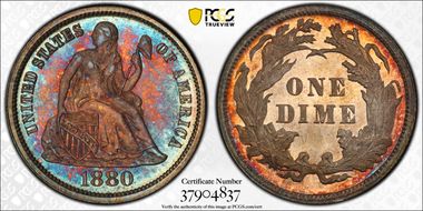 1880 10C MS67
