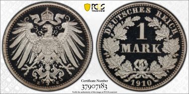 1910-E Mark J-17 PR67DCAM