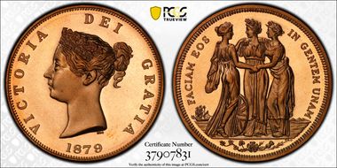 "1879" Crown INA Retro Fantasy X-81a AE PR68CAM